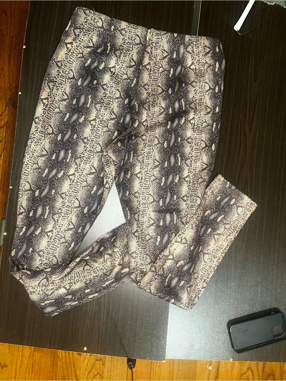 Honey Punch Snake Print Skirt in Tan & Black